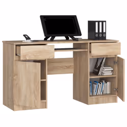 AKORD Furniture Factory IP0PBIUDAB004 bureau d'ordinateur Couleur chêne
