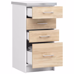 AKORD Furniture Factory KS0PLIMBIA016 Armoire de rangement de salle à manger et de cuisine