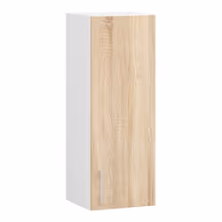 AKORD Furniture Factory KS0PLIMBIA0001, 1 portes(s), 2 étagères, Blanc, Porte à charnière, 16 mm, 305 mm