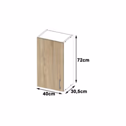 AKORD Furniture Factory KS0PLIMBIA0002 Armoire de rangement de salle à manger et de cuisine - Vue supplémentaire 4