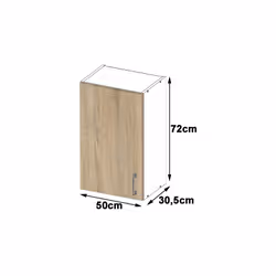 AKORD Furniture Factory KS0PLIMBIA0003 Armoire de rangement de salle à manger et de cuisine - Vue supplémentaire 4
