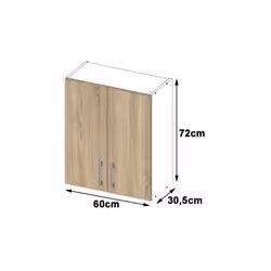 AKORD Furniture Factory KS0PLIMBIA0004 Armoire de rangement de salle à manger et de cuisine - Vue supplémentaire 4