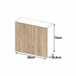 AKORD Furniture Factory KS0PLIMBIA0005 Armoire de rangement de salle à manger et de cuisine - Vue supplémentaire 4