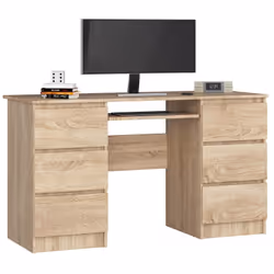 AKORD Furniture Factory IP0PBIUSONA11, Droit, Forme rectangulaire, Mat, 6 tiroir(s), 500 mm, 1350 mm