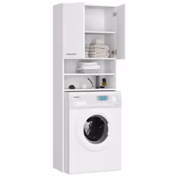 AKORD Furniture Factory OP0LLAZBIAPRA armoire de rangement de salle de bain Blanc - Vue supplémentaire 2