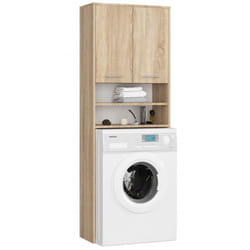 AKORD Furniture Factory OP0LLAZSONPRA armoire de rangement de salle de bain Chêne