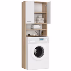 AKORD Furniture Factory OP0LLAZSONBIAPRA armoire de rangement de salle de bain Chêne