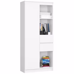 AKORD Furniture Factory RP0PREGBIA009, Blanc, 7 étagères, Mat, 16 mm, 350 mm, 800 mm