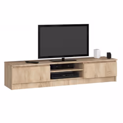 AKORD Furniture Factory OP0LRTVCLP160SON, Chêne, 2 étagères, Mat, 2 portes(s), 400 mm, 1600 mm