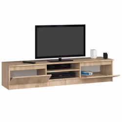 AKORD Furniture Factory OP0LRTVCLP160SON Support TV et centre de divertissement 2 étagères