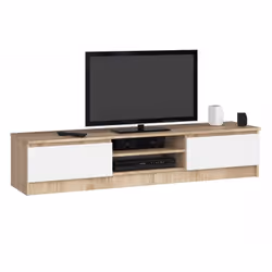 AKORD Furniture Factory OP0LRTVCLP160SONBIA, Chêne, 2 étagères, Mat, 2 portes(s), 400 mm, 1600 mm