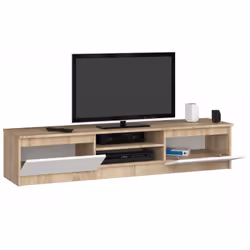 AKORD Furniture Factory OP0LRTVCLP160SONBIA Support TV et centre de divertissement 2 étagères