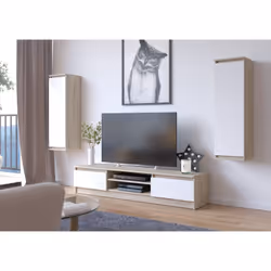 AKORD Furniture Factory OP0LRTVCLP160SONBIA Support TV et centre de divertissement 2 étagères - Vue supplémentaire 5