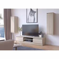 AKORD Furniture Factory MEBCLPSON001, Chêne, 8 étagères, Mat, 4 portes(s), 400 mm, 2400 mm