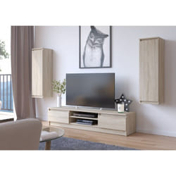 AKORD Furniture Factory MEBCLPSON001 Support TV et centre de divertissement 8 étagères