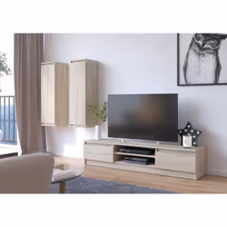 AKORD Furniture Factory MEBCLPSON001 Support TV et centre de divertissement 8 étagères