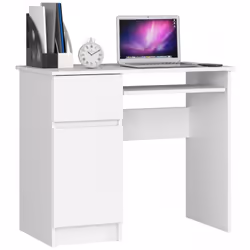 AKORD Furniture Factory IP0PBIUBIAPIKSLEW, Droit, Forme rectangulaire, Mat, Blanc, 1 tiroir(s), 500 mm