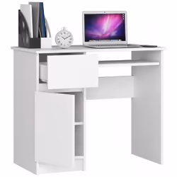AKORD Furniture Factory IP0PBIUBIAPIKSLEW bureau d'ordinateur Blanc