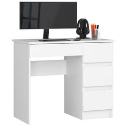 AKORD Furniture Factory IP0PBIUBIAPRA7 bureau d'ordinateur Blanc