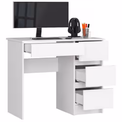 AKORD Furniture Factory IP0PBIUBIAPRA7 bureau d'ordinateur Blanc
