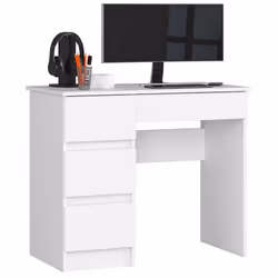 AKORD Furniture Factory IP0PBIUBIALEA7, Droit, Forme rectangulaire, Mat, Blanc, 4 tiroir(s), 500 mm