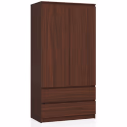 AKORD Furniture Factory SP0PSYSVEN010, Wenge, Armoire, 4 étagères, 2 portes(s), Mat, Porte à charnière