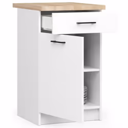 AKORD Furniture Factory KS0POLIBIA004 Armoire de rangement de salle à manger et de cuisine