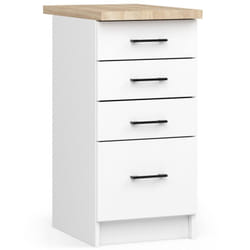 AKORD Furniture Factory KS0POLIBIA016 Armoire de rangement de salle à manger et de cuisine