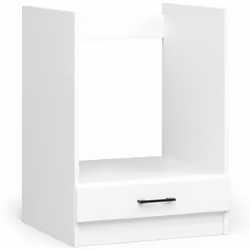 AKORD Furniture Factory KS0POLIBIA013, 1 portes(s), 1 étagères, Blanc, Porte à charnière, 16 mm, 550 mm