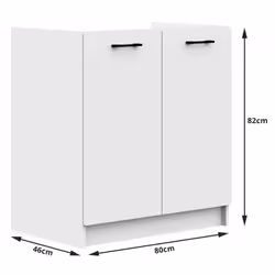AKORD Furniture Factory KS0POLIBIA001 Armoire de rangement de salle à manger et de cuisine - Vue supplémentaire 4