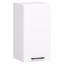 AKORD Furniture Factory KS0POLIBIA008, 1 portes(s), 2 étagères, Blanc, Porte à charnière, 16 mm, 300 mm