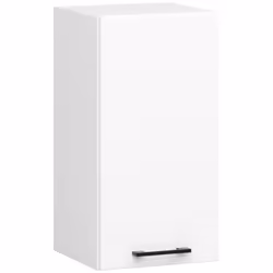 AKORD Furniture Factory KS0POLIBIA005, 1 portes(s), 2 étagères, Blanc, Porte à charnière, 16 mm, 300 mm