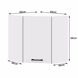 AKORD Furniture Factory KS0POLIBIA009 Armoire de rangement de salle à manger et de cuisine - Vue supplémentaire 4