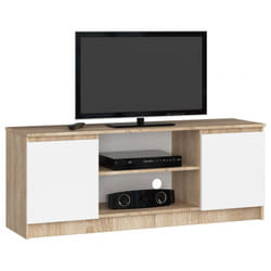 AKORD Furniture Factory OP0LRTVDABBIA002 Support TV et centre de divertissement 2 étagères