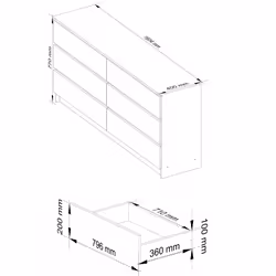 AKORD Furniture Factory OP0LK-1DABBIA006 Commode