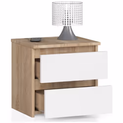 AKORD Furniture Factory OP0LCL2DABBIA001 Table de nuit et table de chevet 2 tiroir(s)