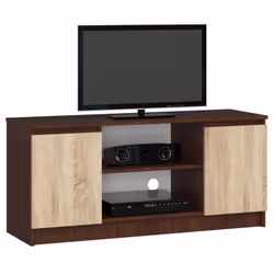 AKORD Furniture Factory OP0LRTVVENSON005, Wenge, 2 étagères, Mat, 2 portes(s), 400 mm, 1200 mm