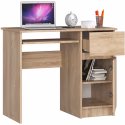 AKORD Furniture Factory IP0PBIUSONPIKSPRA bureau d'ordinateur Couleur chêne