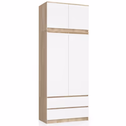 AKORD Furniture Factory SP0PSYSNADSONBIA010 placard et armoire de chambre à coucher 2 étagères 2 portes(s) Chêne - Vue supplémentaire 5