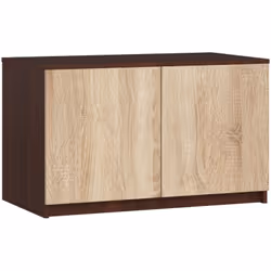 AKORD Furniture Factory SP0PSYSNADVENSON010, Wenge, Armoire, 2 étagères, 2 portes(s), Mat, Porte à charnière