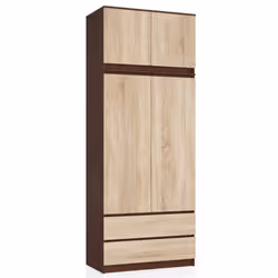 AKORD Furniture Factory SP0PSYSNADVENSON010 placard et armoire de chambre à coucher 2 étagères 2 portes(s) Wenge - Vue supplémentaire 5