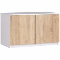 AKORD Furniture Factory SP0PSYSNADBIASON010, Blanc, Armoire, 2 étagères, 2 portes(s), Mat, Porte à charnière