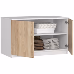 AKORD Furniture Factory SP0PSYSNADBIASON010 placard et armoire de chambre à coucher 2 étagères 2 portes(s) Blanc
