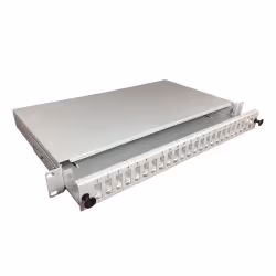 Alantec FOP-1U-24SCD-S, Montage de rack, 1U, Blanc, Métal, 435 mm, 245 mm