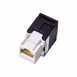 Alantec MB001, RJ45, Noir, Blanc, Femelle, Droit, Thermoplastique, Cat5e