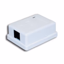 A-LAN GN005, Cat5e, F/UTP (FTP), Blanc, CE, 50 mm, 66 mm