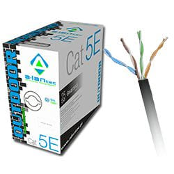 A-LAN KIU5OUTS305 câble de réseau Noir 305 m Cat5e U/UTP (UTP)