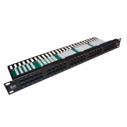 Alantec PK007, RJ45, 22/26, Noir, Plastique, Montage de rack, 1U