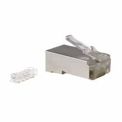 Alantec WT107, RJ45, Gris, Mâle, Droit, Métal, 100 pièce(s)
