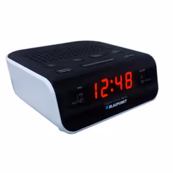 Blaupunkt CR5WH Radio portable Horloge Noir, Blanc